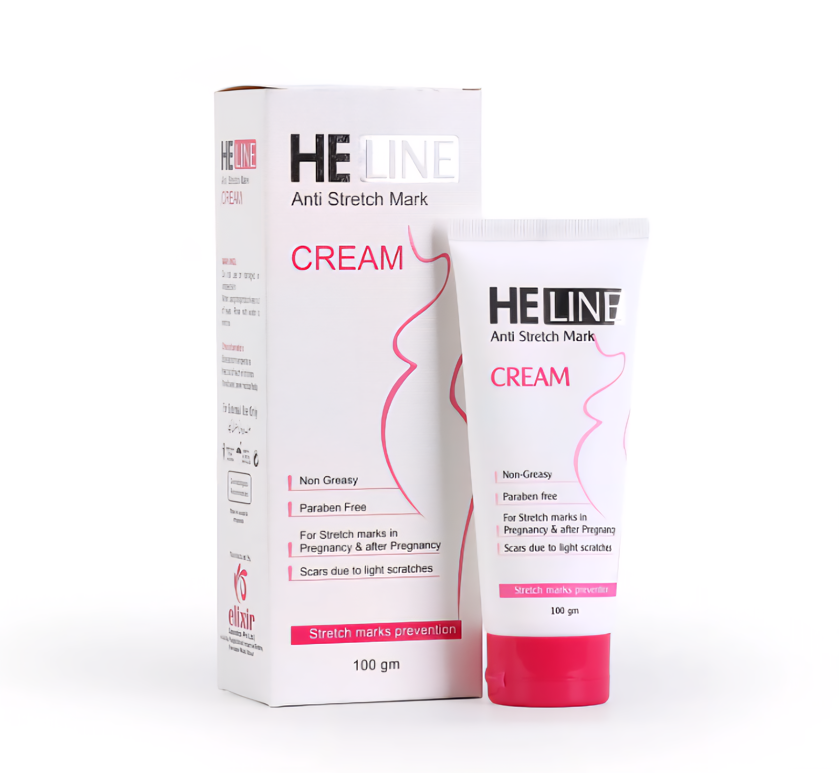 Elixir É Heline anti stretch mark cream with Shea Butter