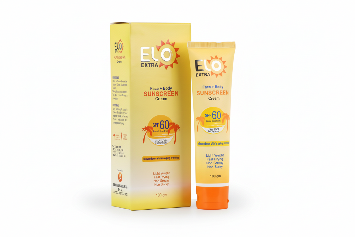 Elixir É Elo Extra Sunscreen Cream With SPF 60+