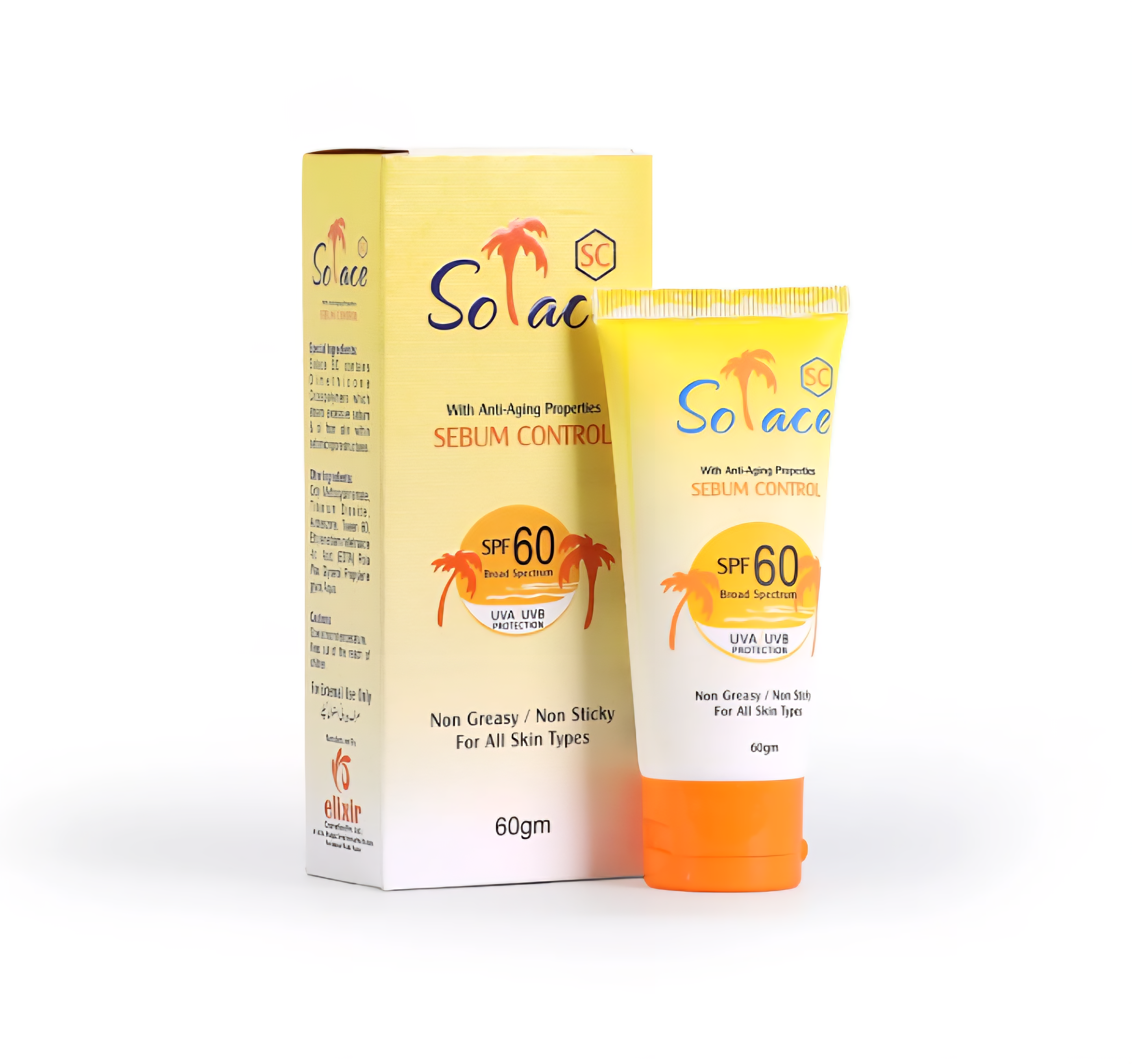 Elixir É Solace Sebum Control Sunscreen with SPF 60