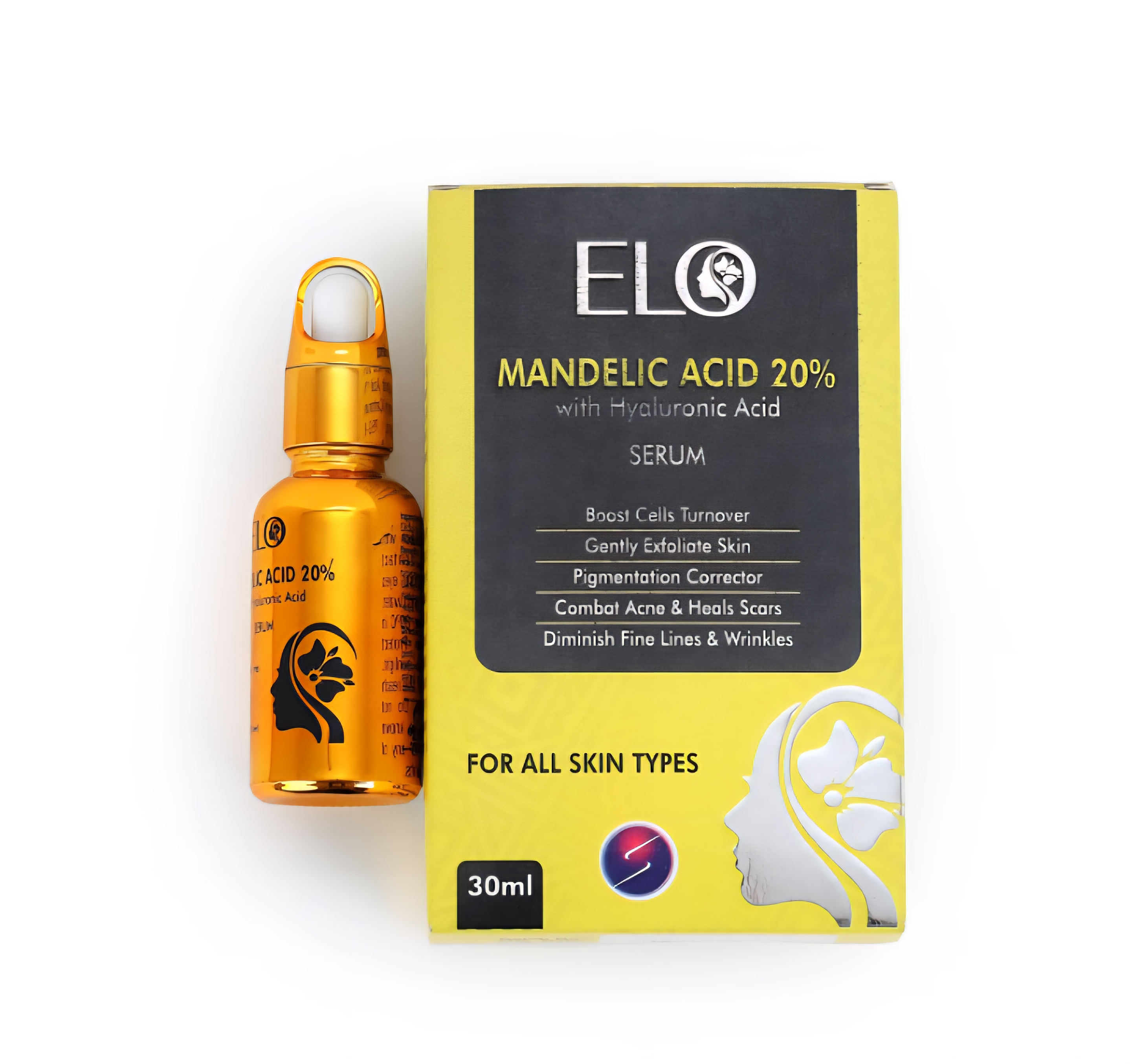Elixir É Elo Mandelic Acid 20% Serum with Hyaluronic Acid